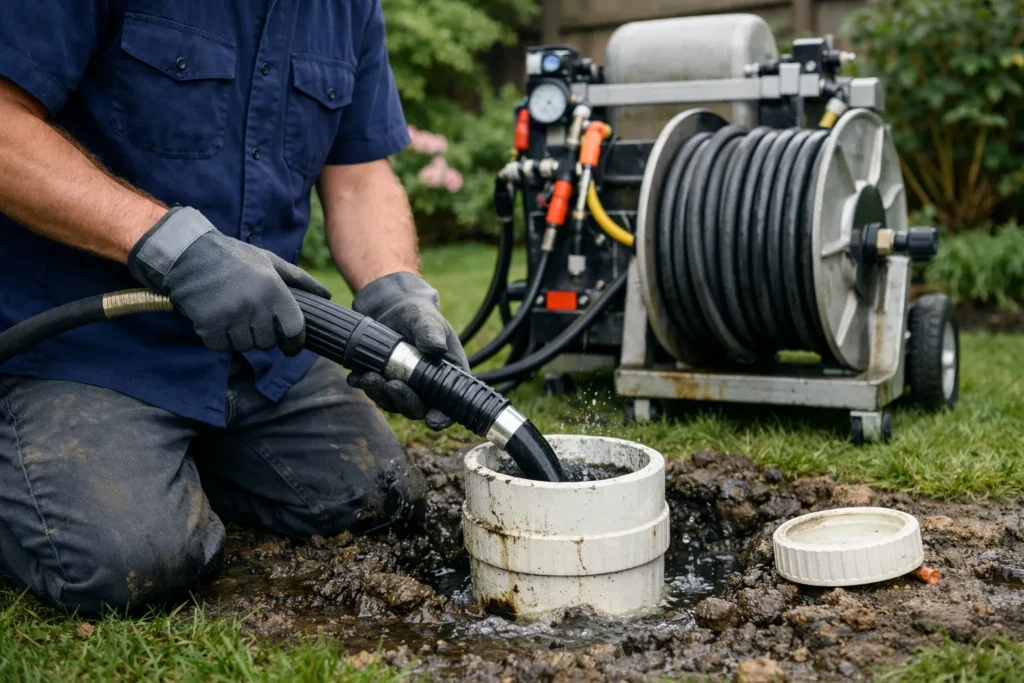 Hydro Jetting vs Snaking for Main Drain Cleaning in Bellevue