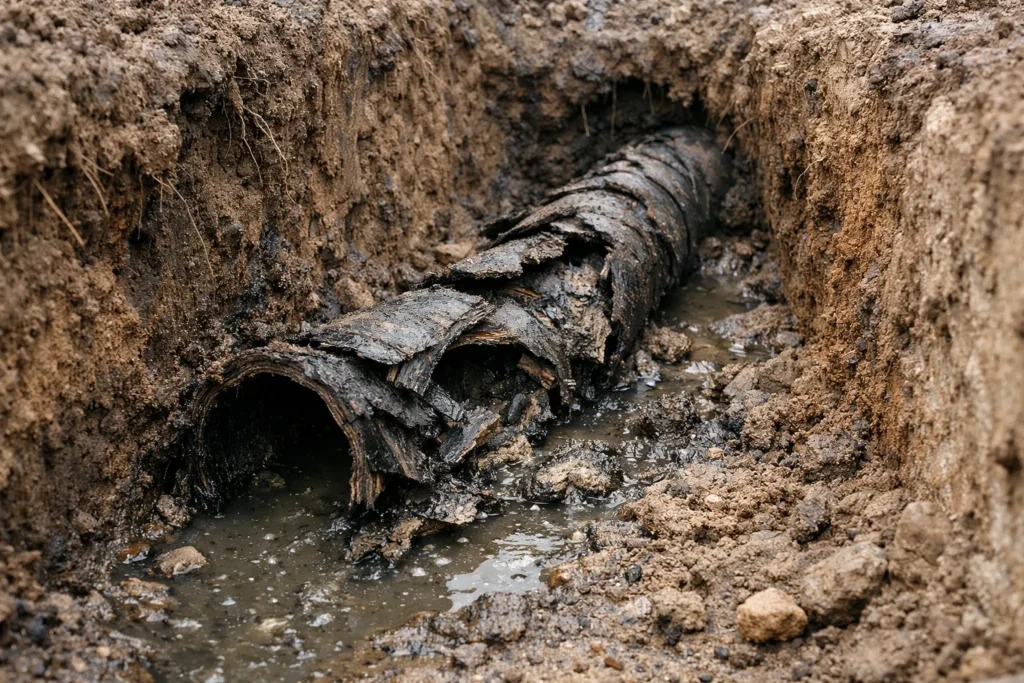 Got Yard Sinkholes Why You May Need Orangeburg Pipe Replacement