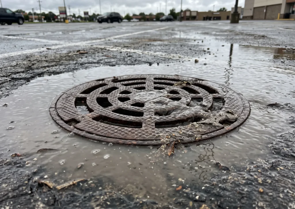 How to Stop Parking Lot Flooding From Clogged Bellevue Drains ()